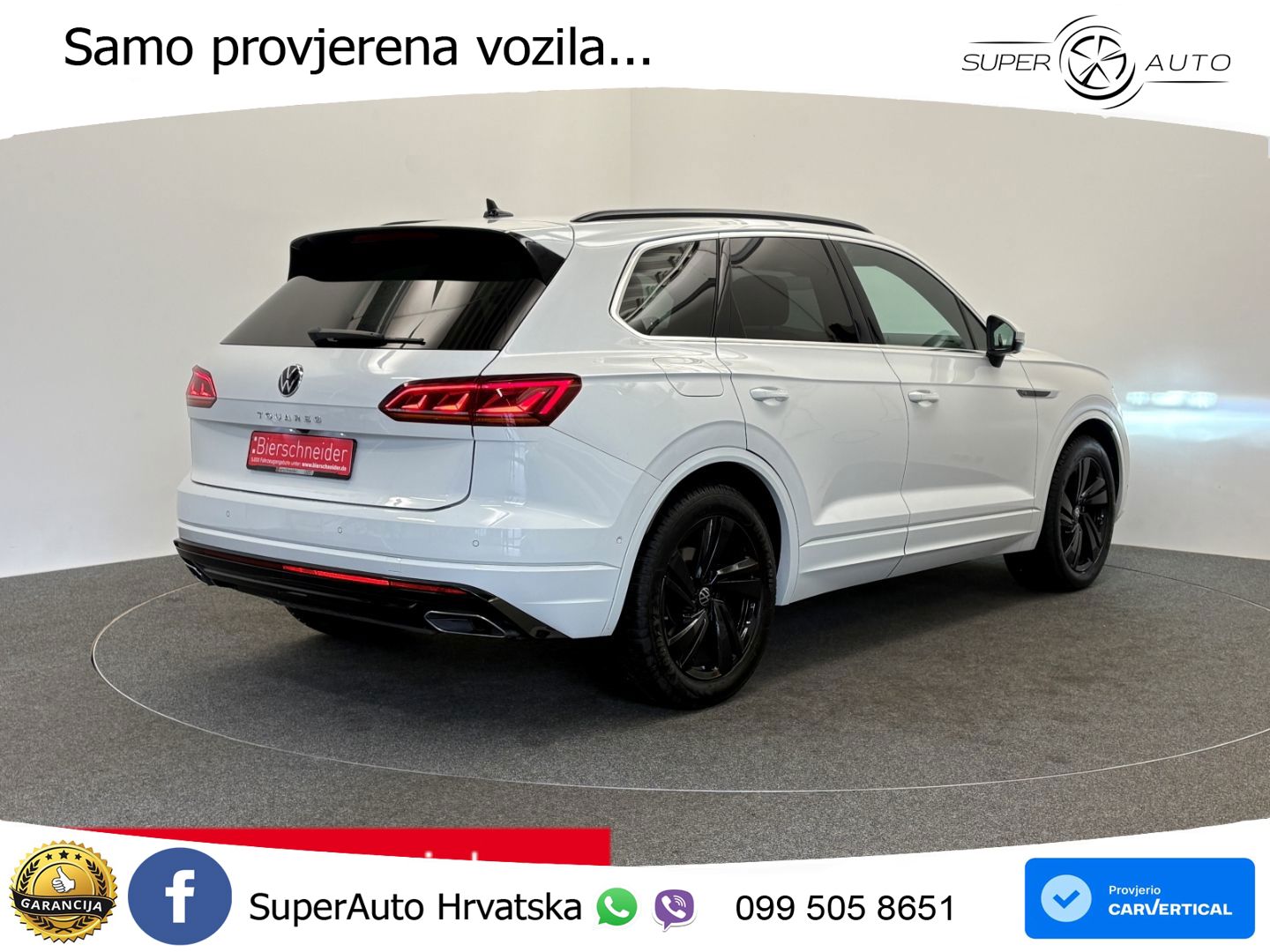 Volkswagen Touareg 3.0 V6 TDI (286 KS) 4MOTION Tiptronic R-Line ZRAČNI+ACC+GR SJED+360+PANO