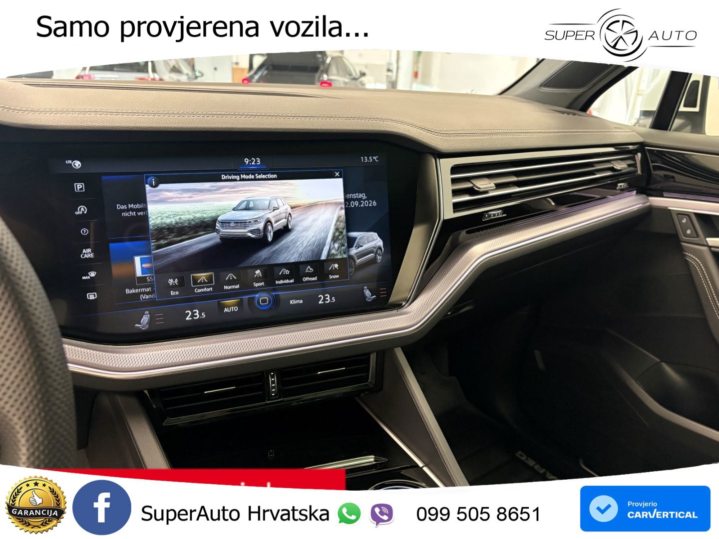 Volkswagen Touareg 3.0 V6 TDI (286 KS) 4MOTION Tiptronic R-Line ZRAČNI+ACC+GR SJED+360+PANO