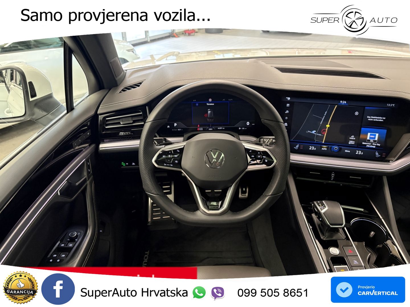Volkswagen Touareg 3.0 V6 TDI (286 KS) 4MOTION Tiptronic R-Line ZRAČNI+ACC+GR SJED+360+PANO