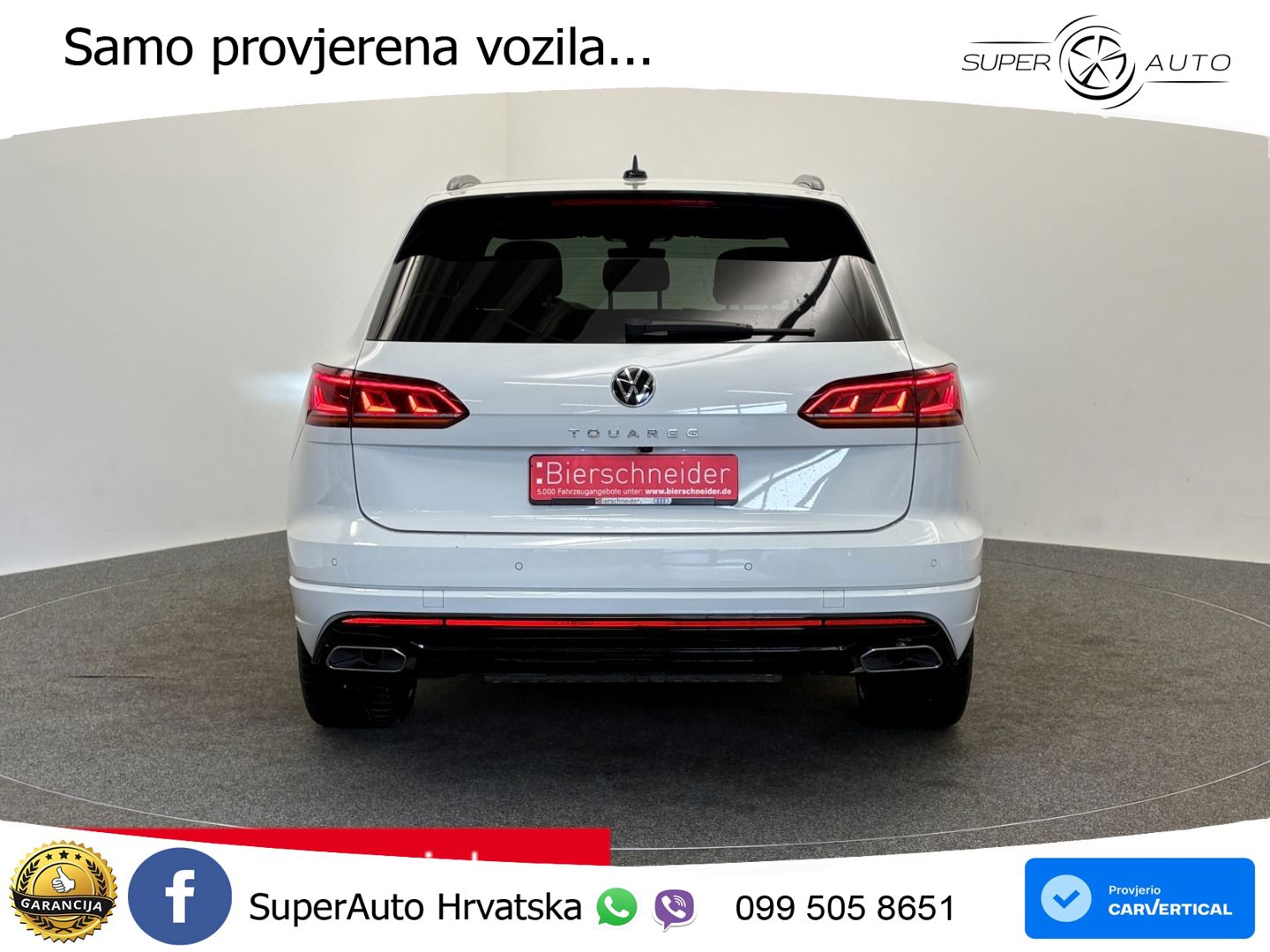 Volkswagen Touareg 3.0 V6 TDI (286 KS) 4MOTION Tiptronic R-Line ZRAČNI+ACC+GR SJED+360+PANO