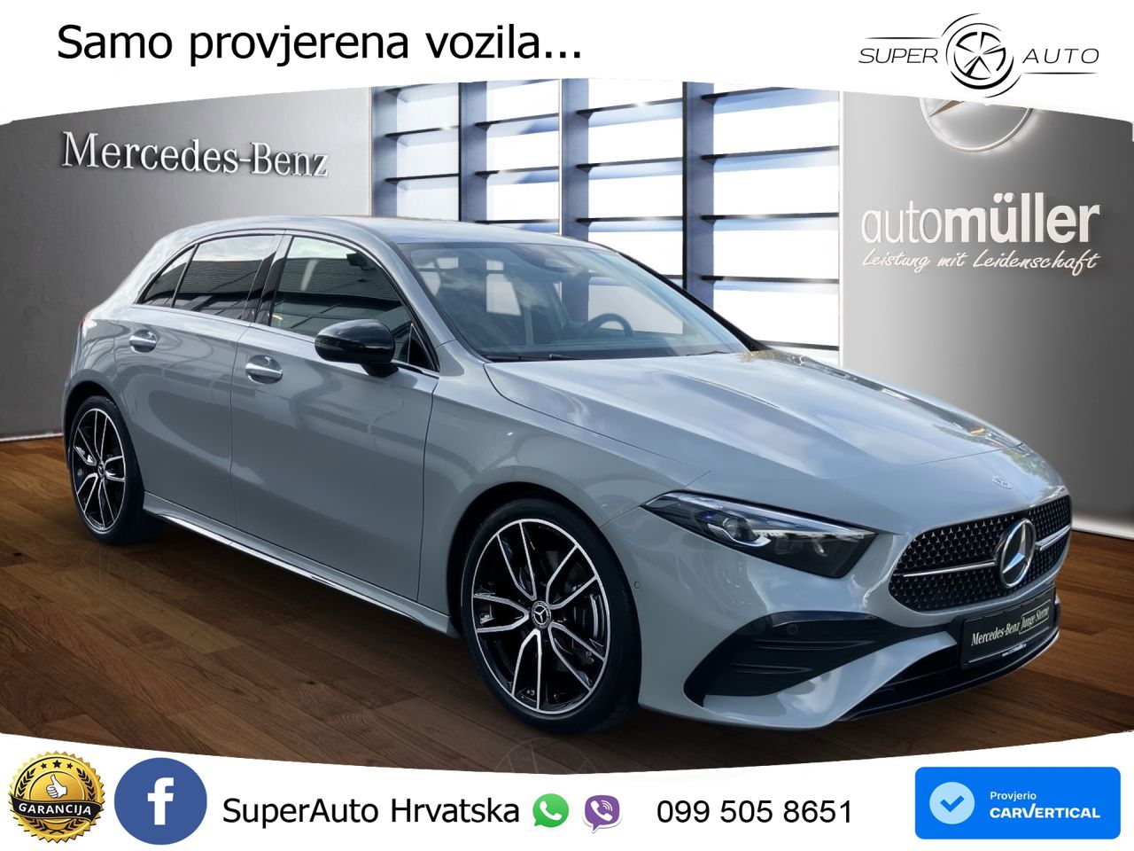 Mercedes-Benz A 220 4MATIC 8G-DCT AMG LED+GR SJED+ACC