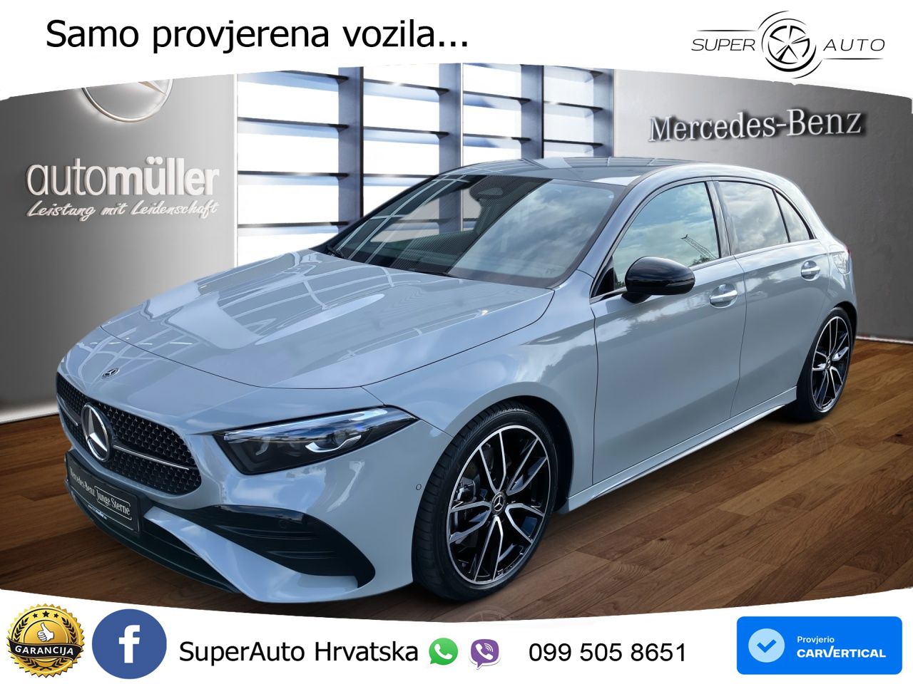 Mercedes-Benz A 220 4MATIC 8G-DCT AMG LED+GR SJED+ACC
