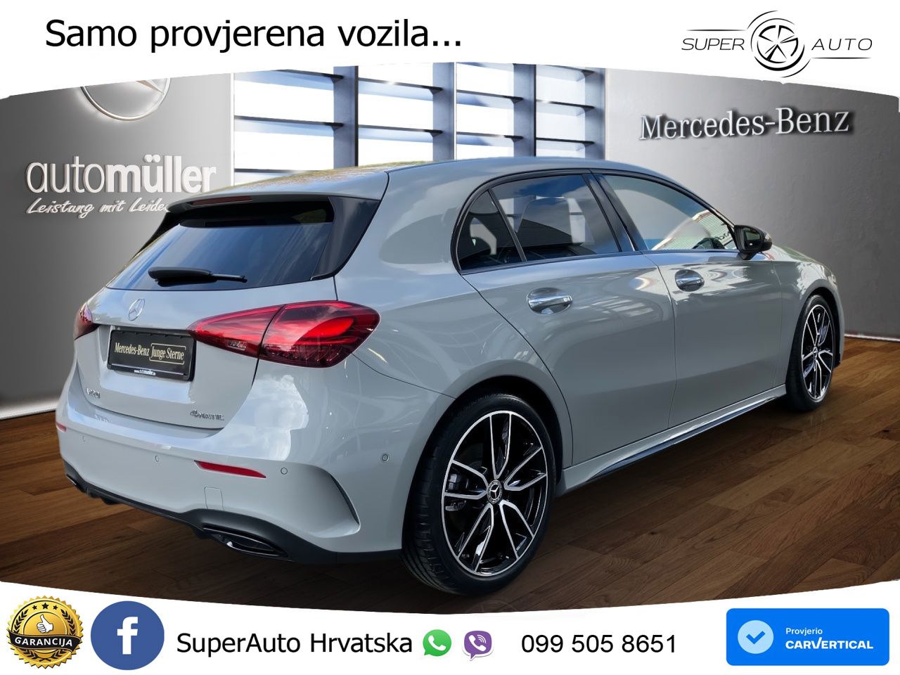Mercedes-Benz A 220 4MATIC 8G-DCT AMG LED+GR SJED+ACC