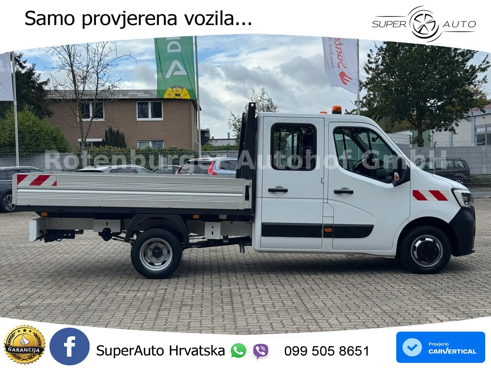 Renault Master III DoKa 2.3 DCI*PRITSCHE*L3H1*TÜV NEU 163 KS