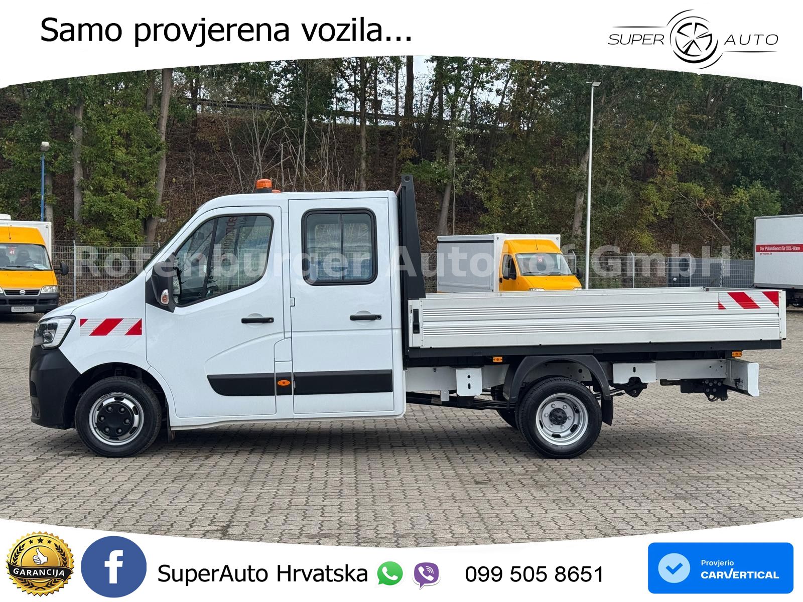 Renault Master III DoKa 2.3 DCI*PRITSCHE*L3H1*TÜV NEU 163 KS