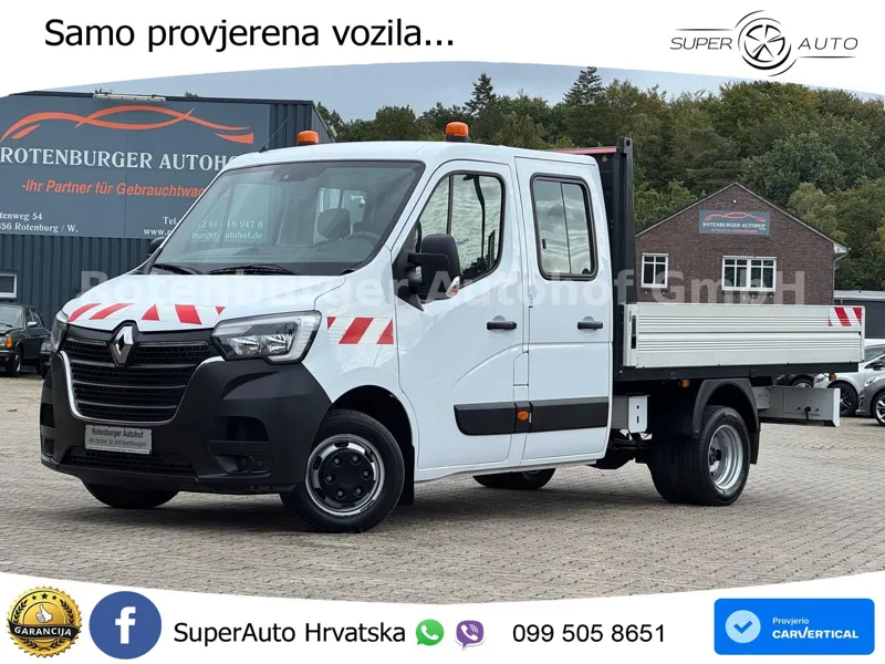 Renault Master III DoKa 2.3 DCI*PRITSCHE*L3H1*TÜV NEU 163 KS