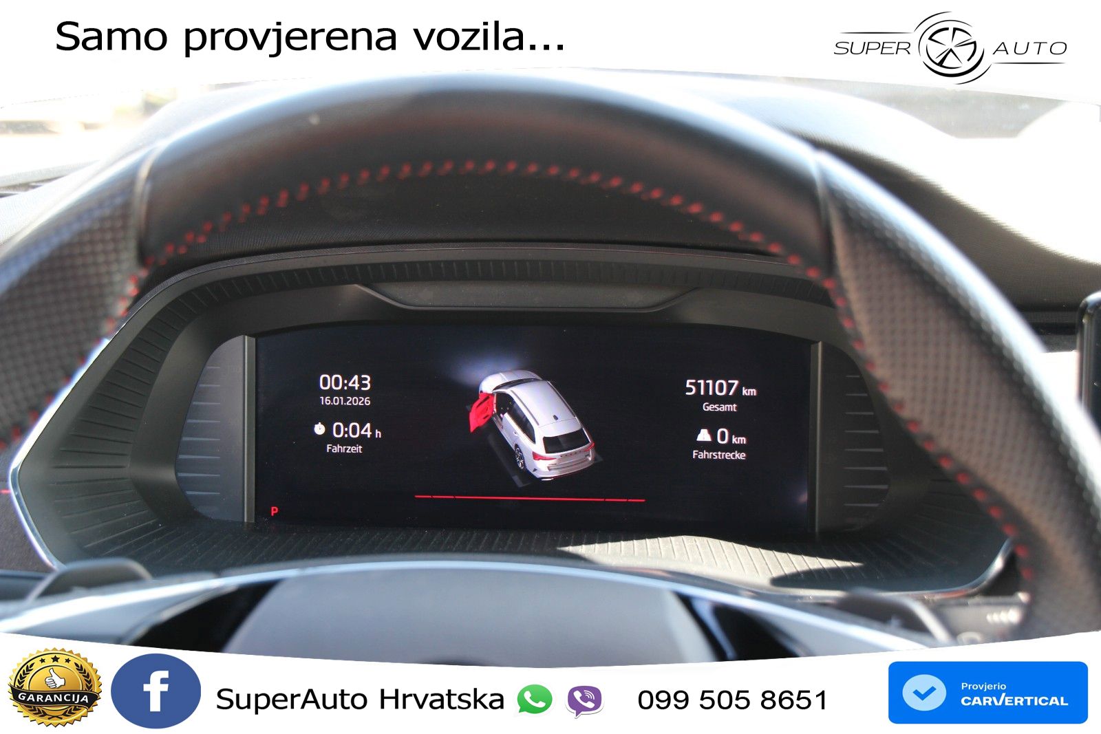 Škoda Octavia Combi RS 2.0 TSI (245 KS) DSG LED+GR SJED+ACC