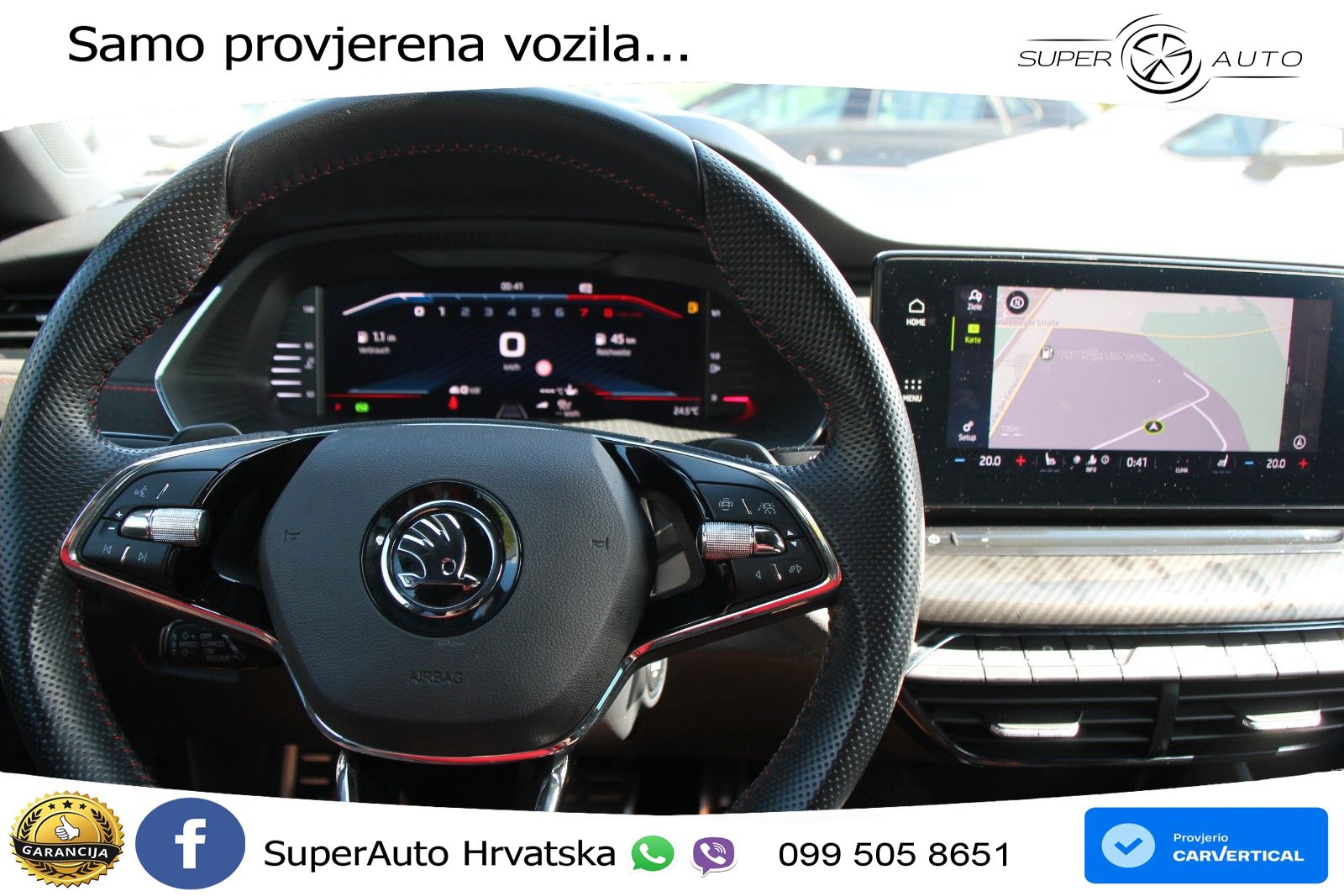 Škoda Octavia Combi RS 2.0 TSI (245 KS) DSG LED+GR SJED+ACC