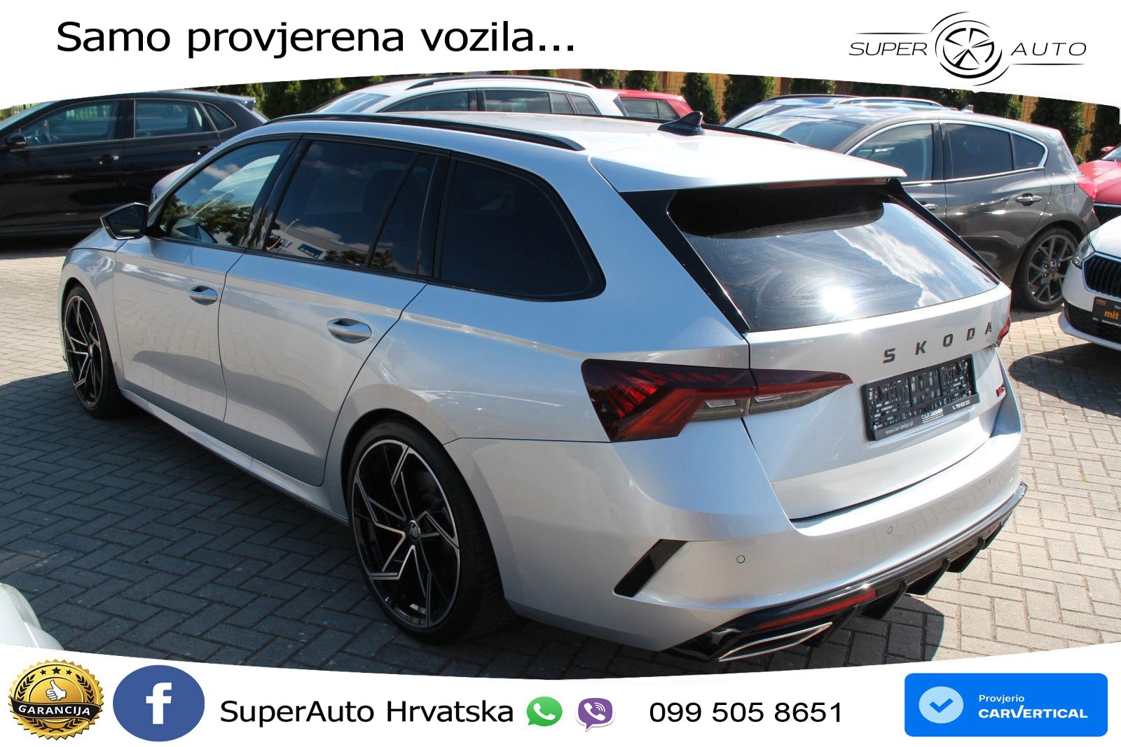 Škoda Octavia Combi RS 2.0 TSI (245 KS) DSG LED+GR SJED+ACC
