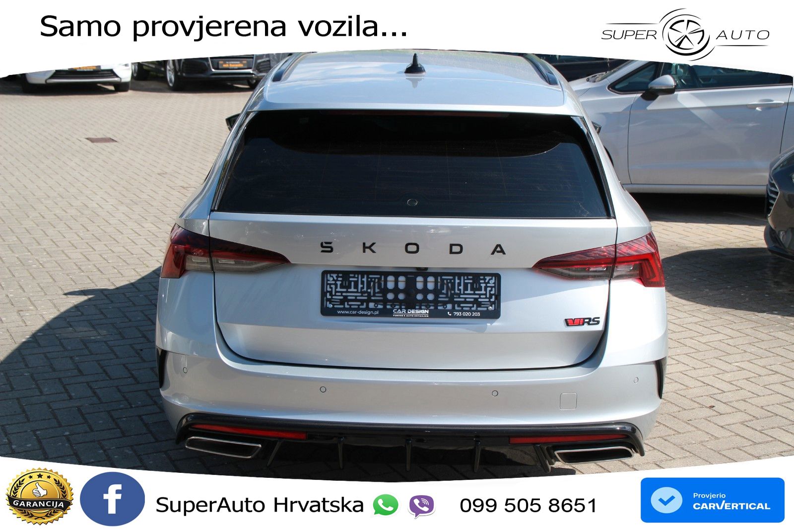 Škoda Octavia Combi RS 2.0 TSI (245 KS) DSG LED+GR SJED+ACC