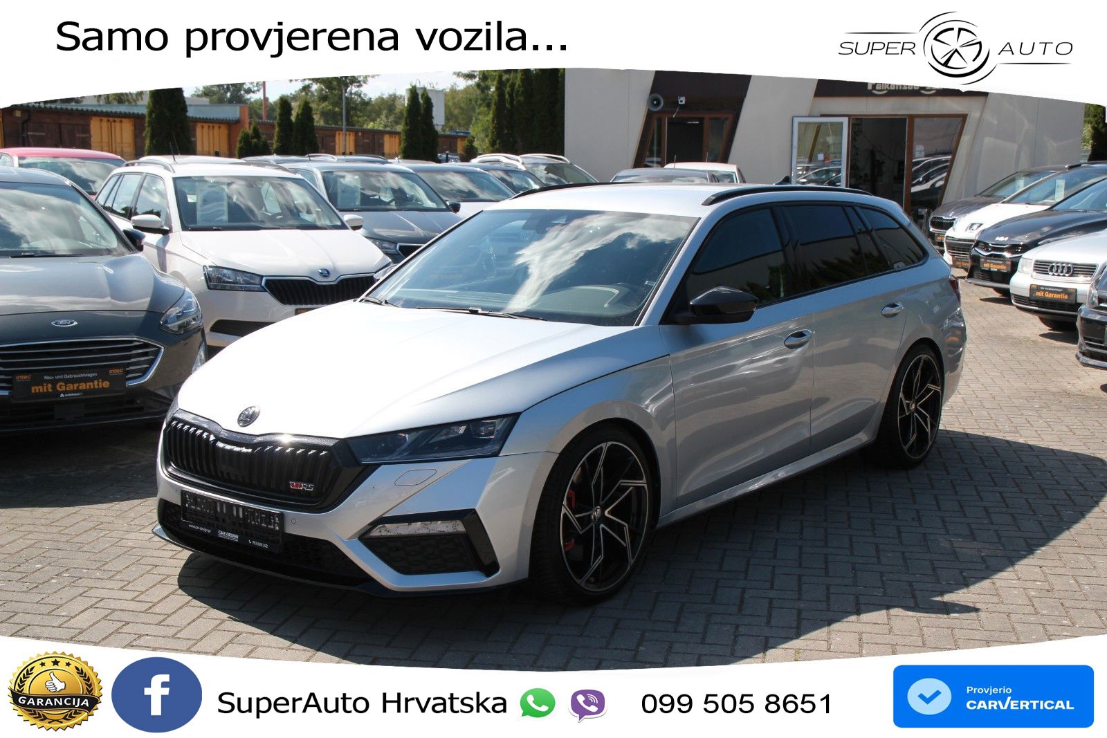 Škoda Octavia Combi RS 2.0 TSI (245 KS) DSG LED+GR SJED+ACC
