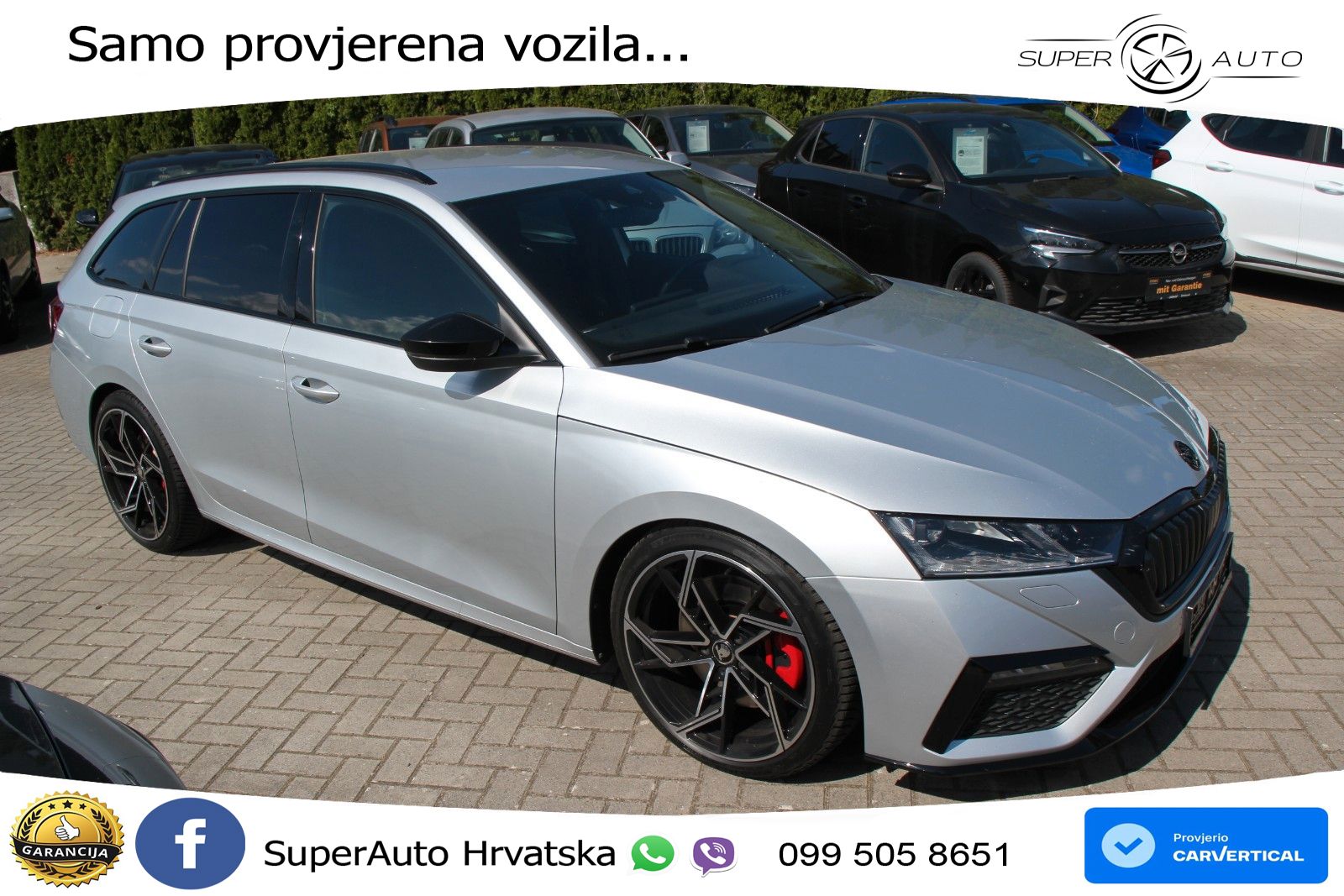 Škoda Octavia Combi RS 2.0 TSI (245 KS) DSG LED+GR SJED+ACC
