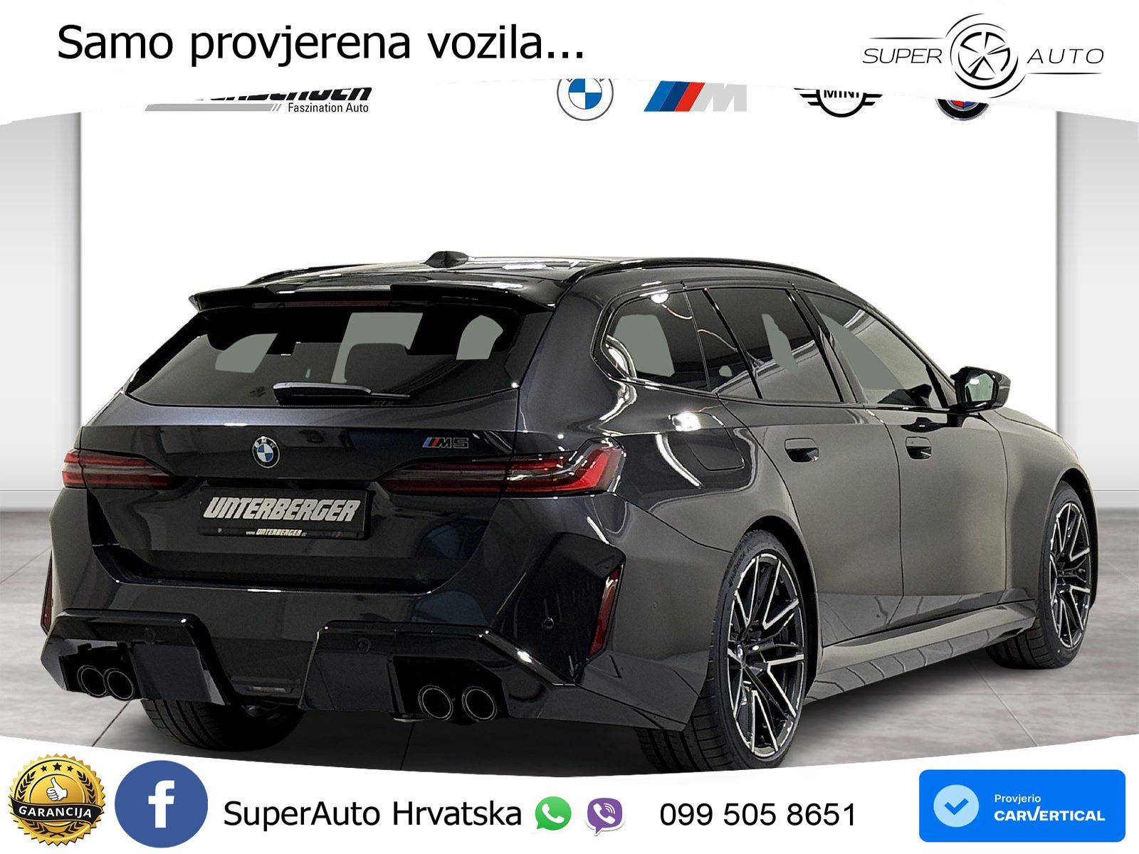 BMW M5 Touring 4.4 V8 (727 KS) xDrive Steptronic ACC+HEAD+4xGR SJED+360+PANO