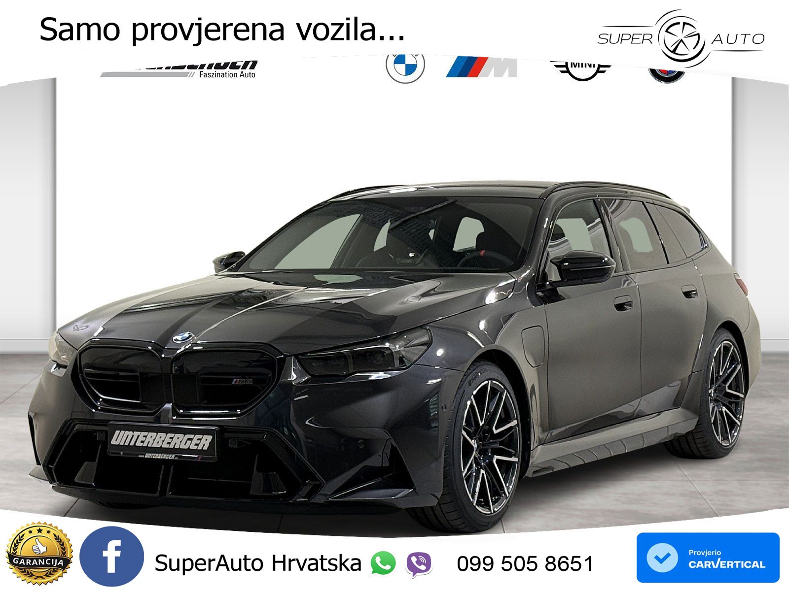 BMW M5 Touring 4.4 V8 (727 KS) xDrive Steptronic ACC+HEAD+4xGR SJED+360+PANO