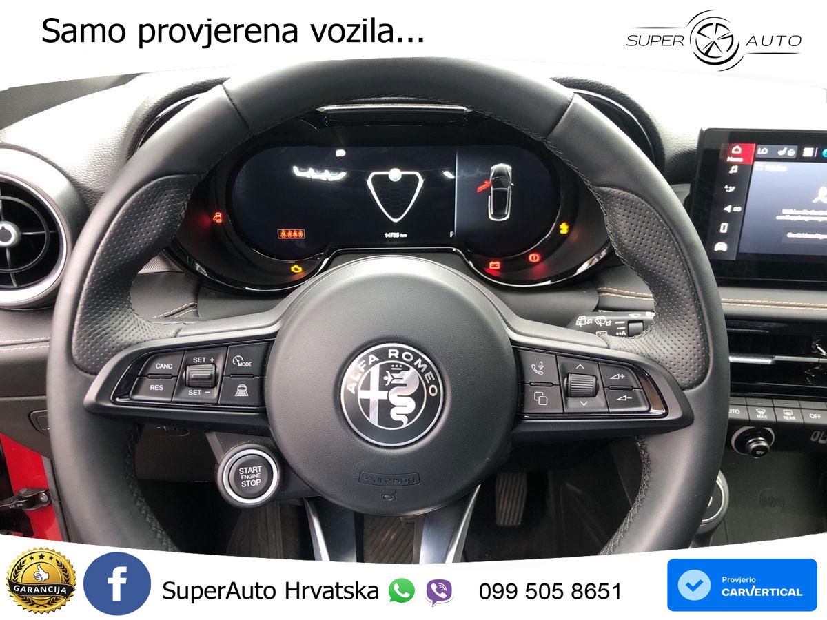 Alfa Romeo Tonale 1.5 VGT (160 KS) 48V-Hybrid TCT LED+GR SJED+ACC