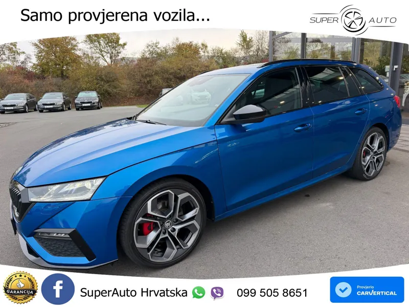 Škoda Octavia Combi RS 2.0 TDI (200 KS) 4x4 DSG LED+GR SJED+ACC