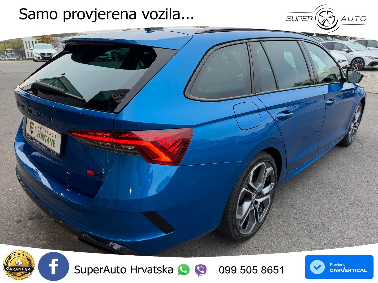 Škoda Octavia Combi RS 2.0 TDI (200 KS) 4x4 DSG LED+GR SJED+ACC