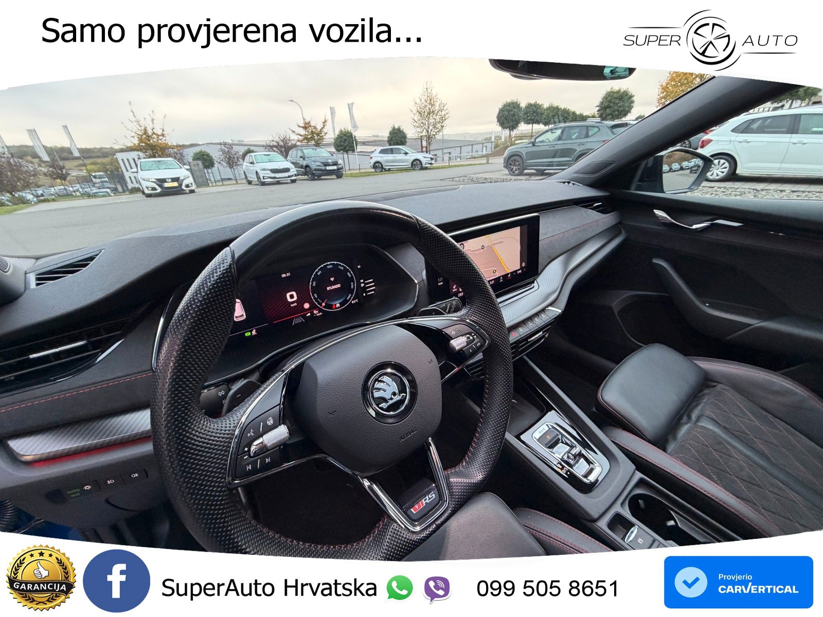 Škoda Octavia Combi RS 2.0 TDI (200 KS) 4x4 DSG LED+GR SJED+ACC