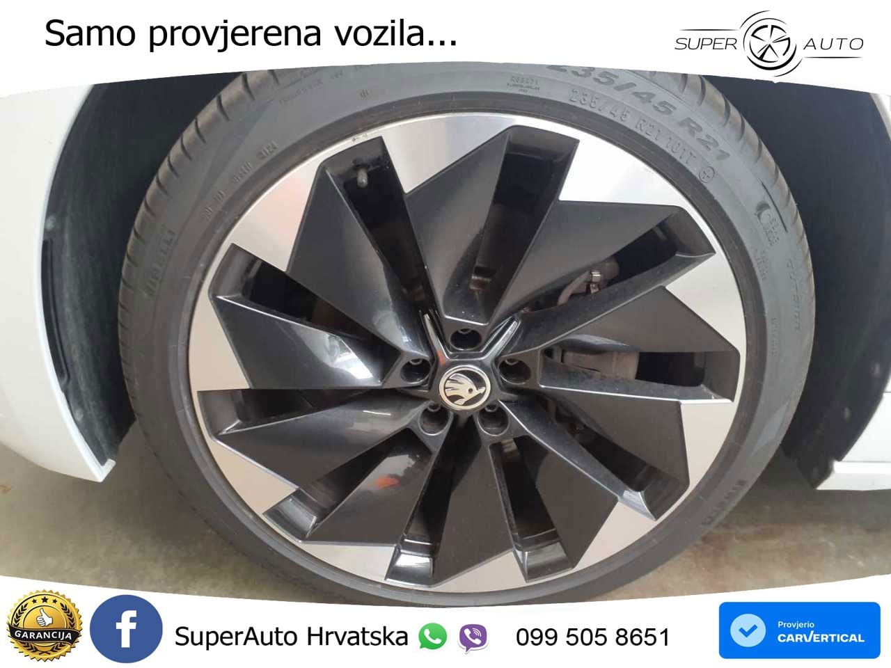 Škoda Enyaq iV 80x 82 kWh (265 KS) AWD SportLine LED+GR SJED+ACC