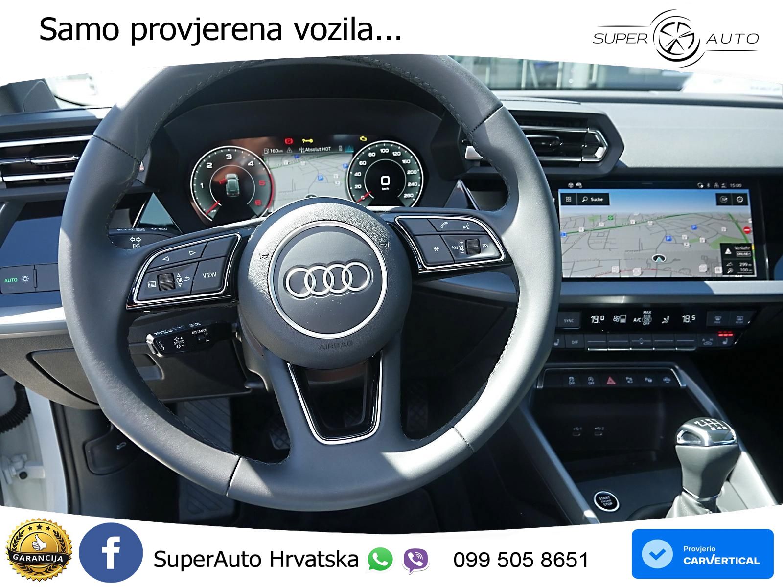 Audi A3 30 TDI (116 KS) advanced LED+GR SJED+ACC
