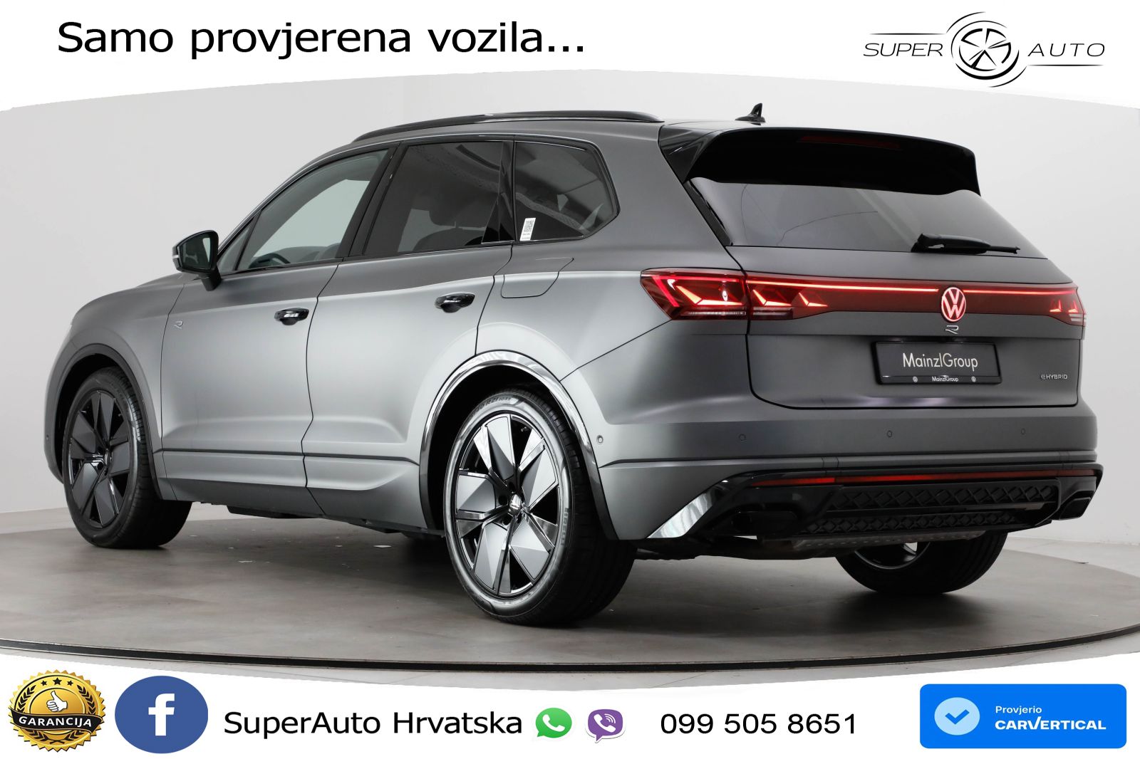 Volkswagen Touareg R 3.0 V6 TFSI (462 KS) 4MOTION Tiptronic ZRAČNI+ACC+4xGR SJED+KAM