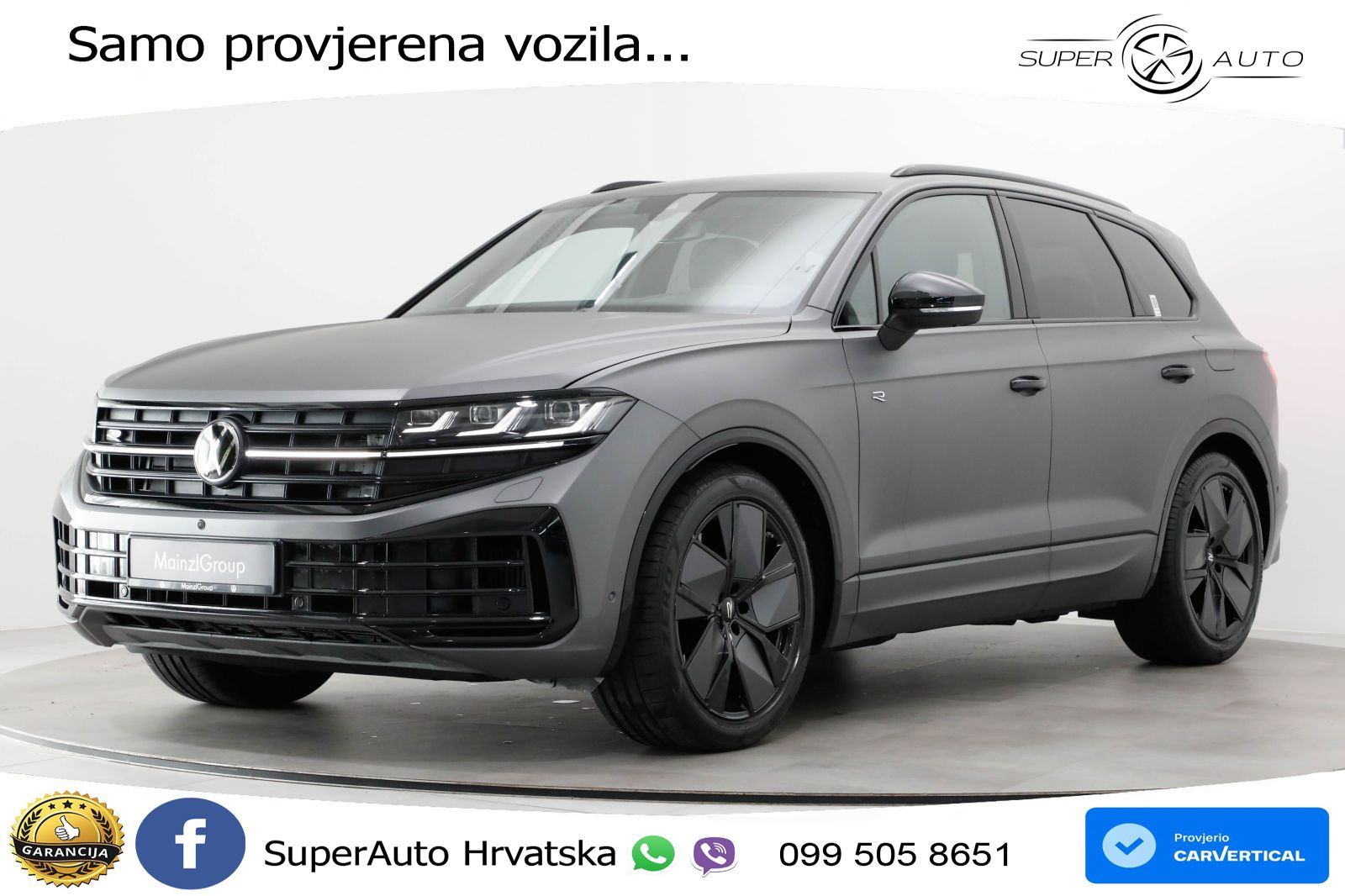 Volkswagen Touareg R 3.0 V6 TFSI (462 KS) 4MOTION Tiptronic ZRAČNI+ACC+4xGR SJED+KAM
