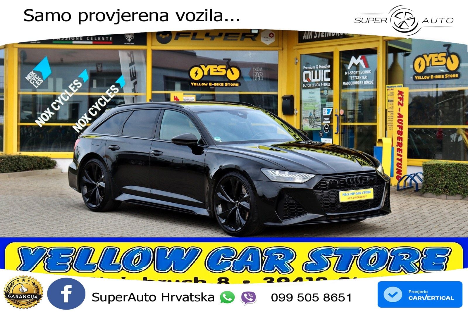 Audi RS6 Avant 4.0 TFSI V8 performance (630 KS)  quattro tiptronic ACC+HEAD+4xGR SJED+360+PANO