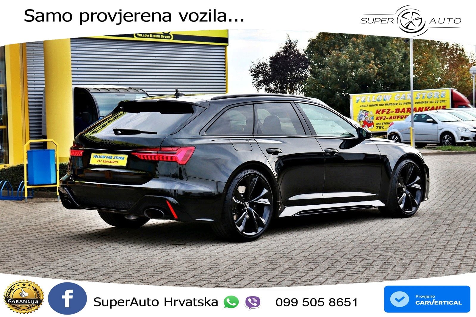 Audi RS6 Avant 4.0 TFSI V8 performance (630 KS)  quattro tiptronic ACC+HEAD+4xGR SJED+360+PANO
