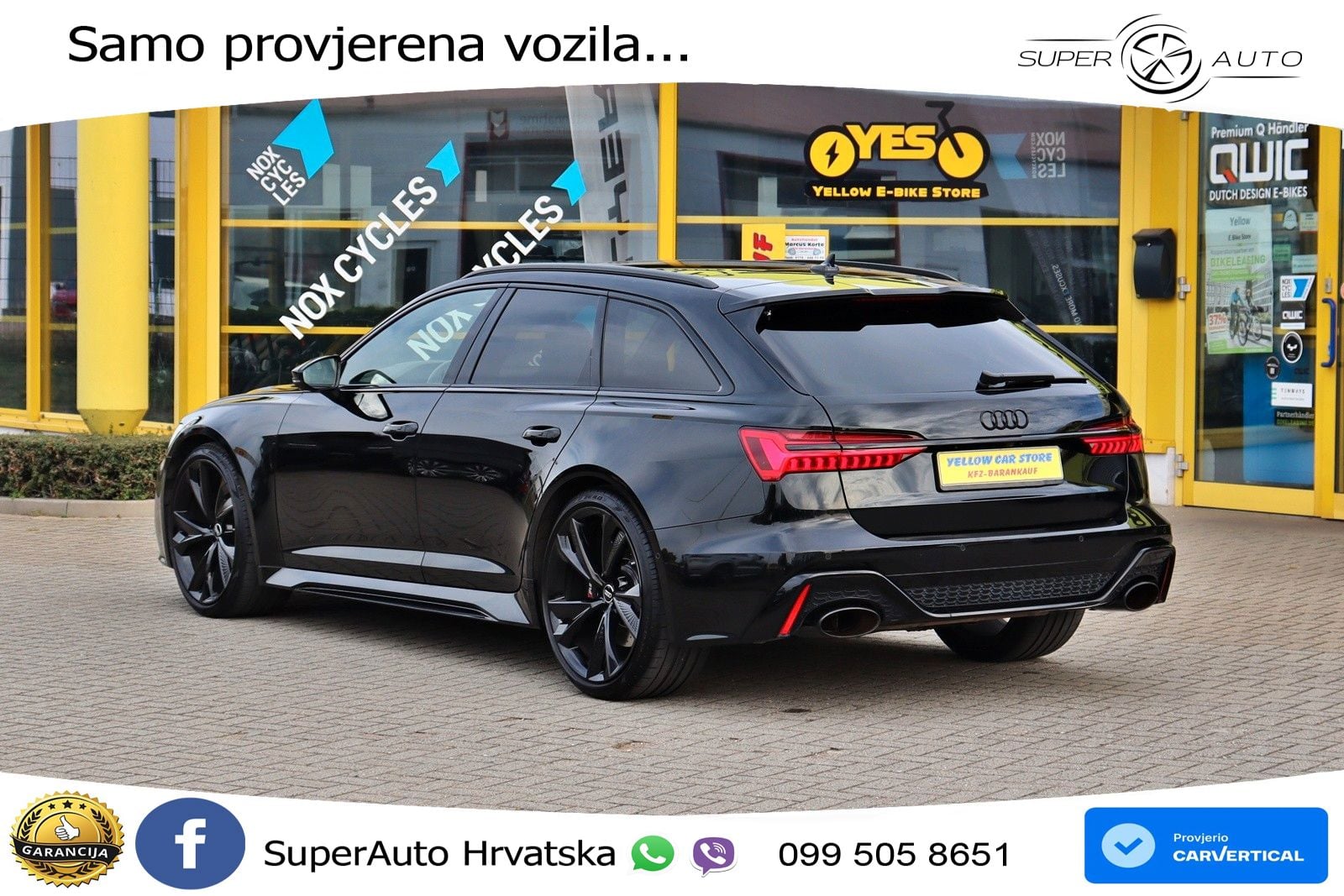 Audi RS6 Avant 4.0 TFSI V8 performance (630 KS)  quattro tiptronic ACC+HEAD+4xGR SJED+360+PANO