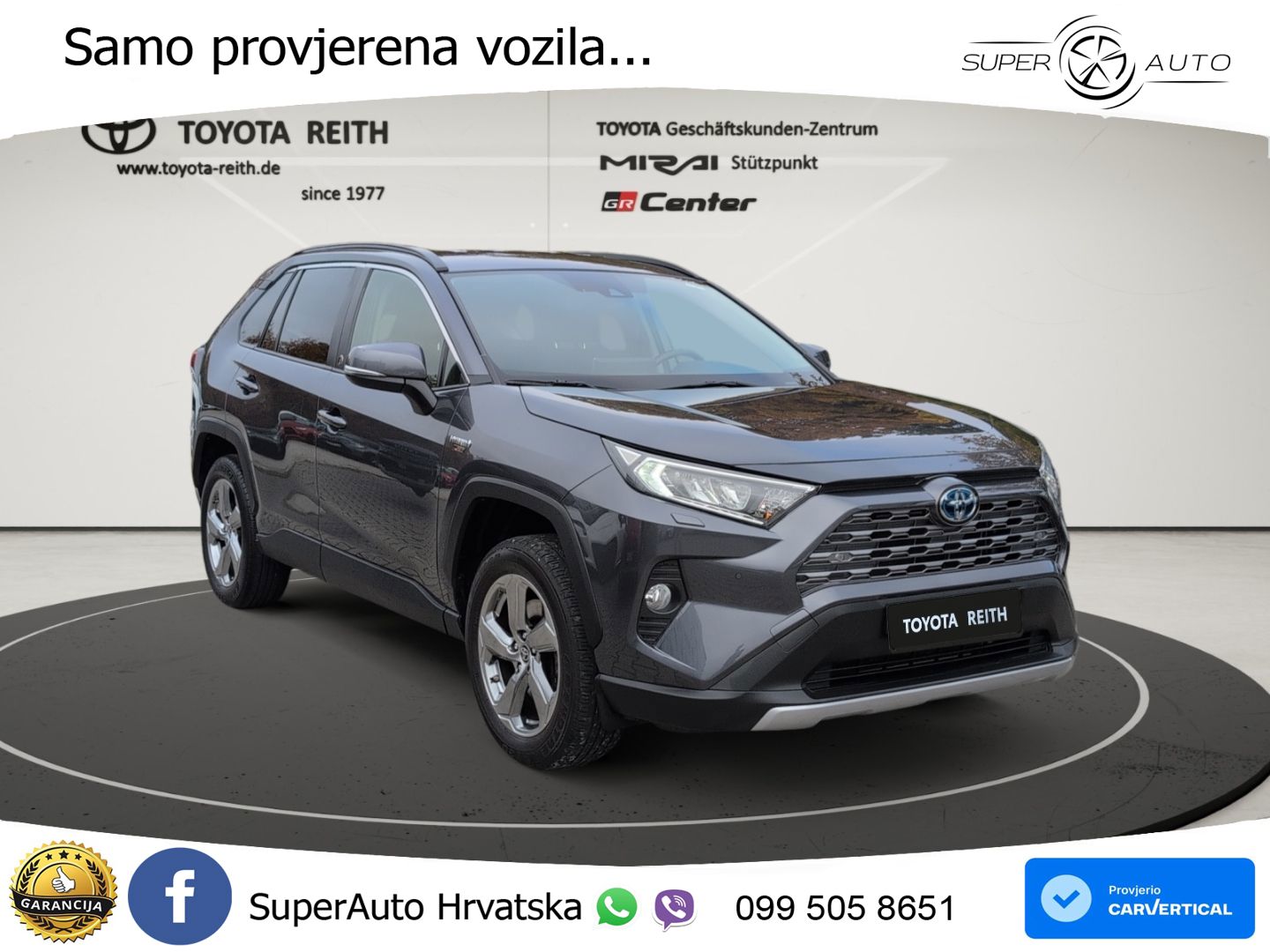 Toyota RAV4 2.5 (218 KS) Hybrid e-CVT LED+GR SJED+ACC
