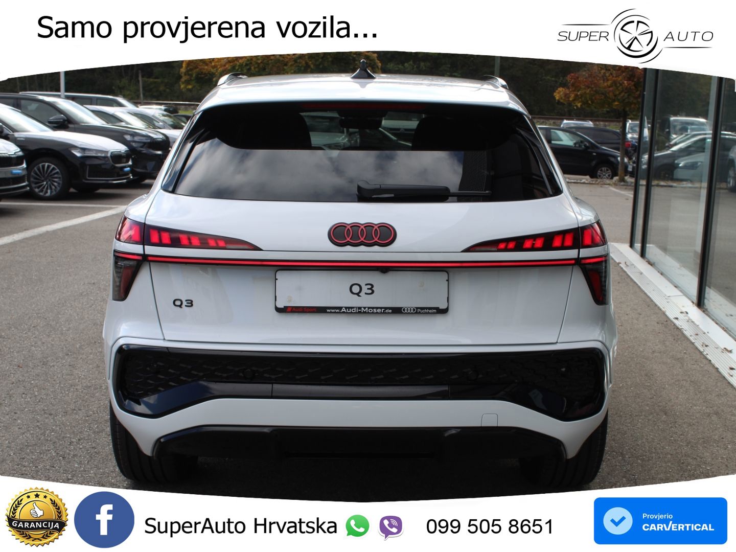 Audi Q3 1.5 TFSIe (272 KS) S tronic S line LED+GR SJED+ACC