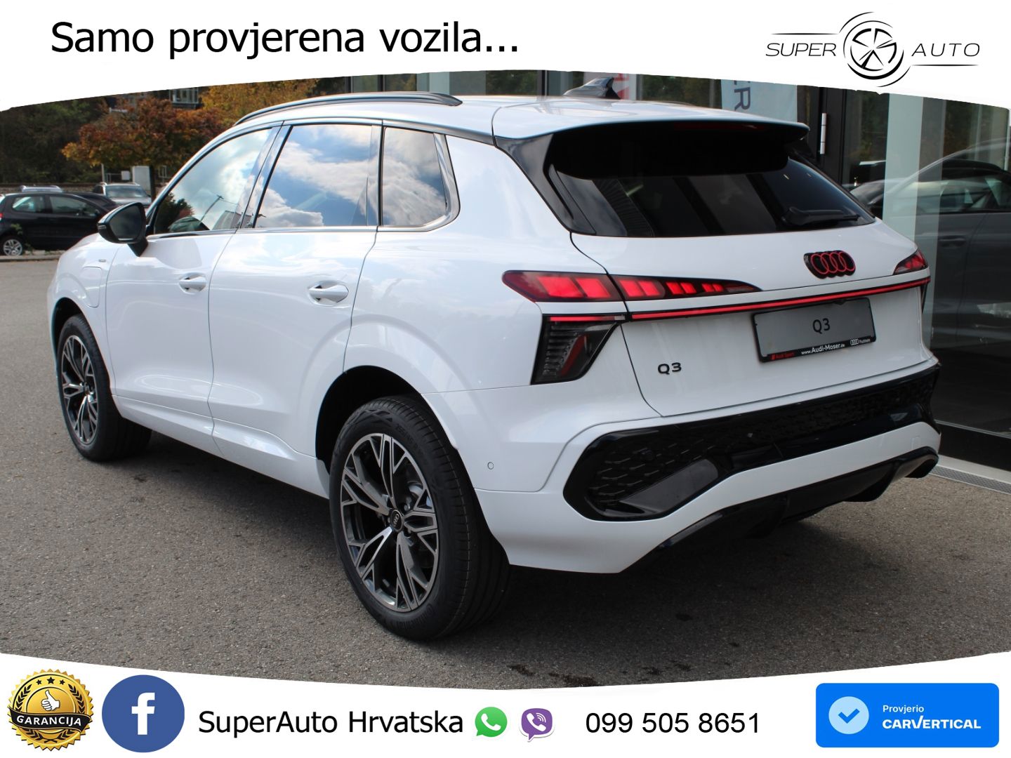 Audi Q3 1.5 TFSIe (272 KS) S tronic S line LED+GR SJED+ACC