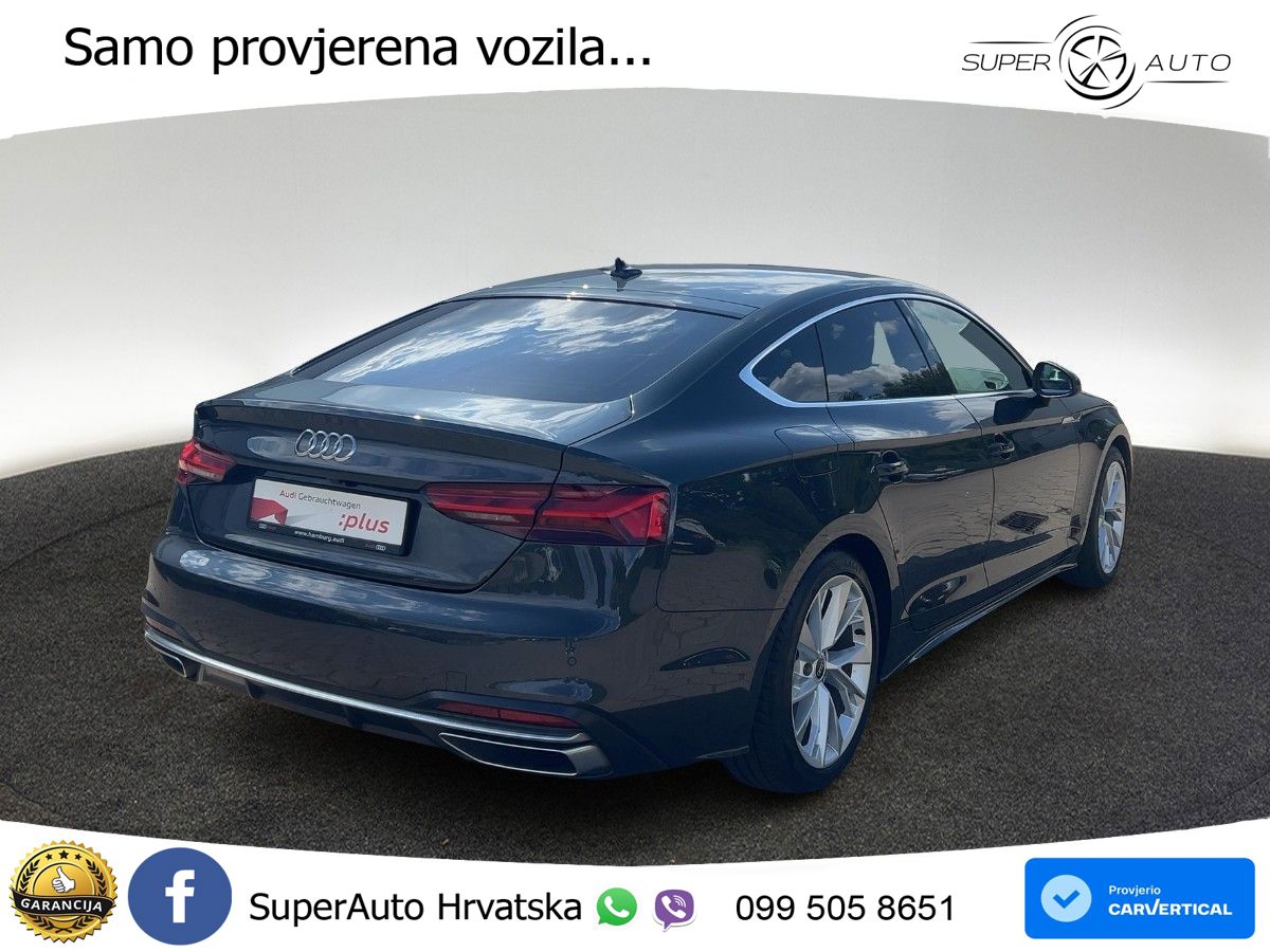 Audi A5 Sportback  40 TFSI (204 KS) S tronic advanced