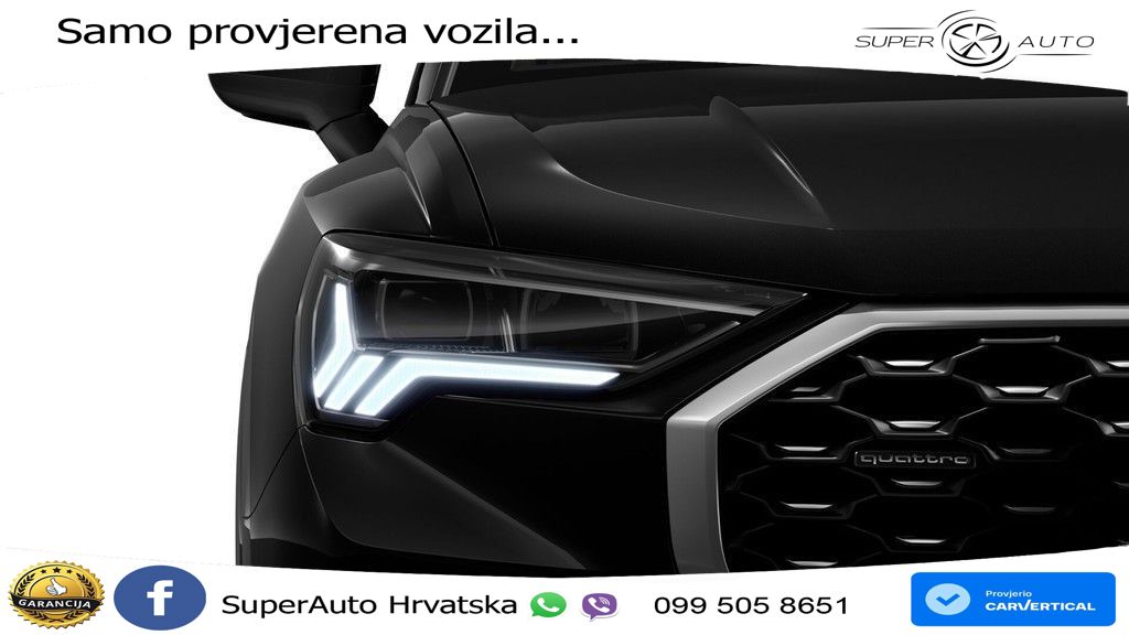 Audi Q3 II Sportback 40 TFSI (190 KS) quattro S tronic S line LED+GR SJED+ACC