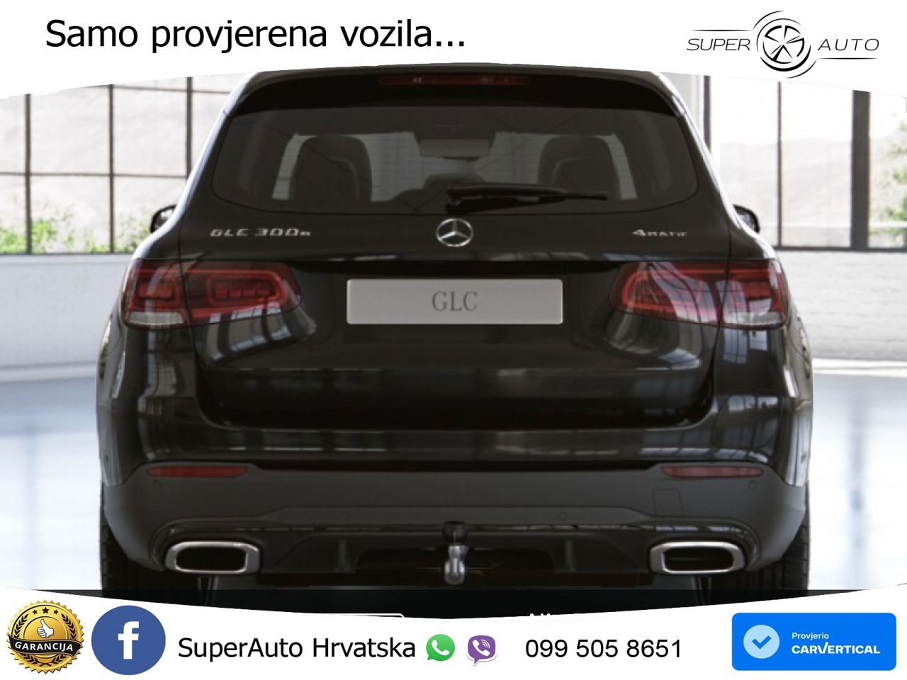 Mercedes GLC 300e (320 KS) 4MATIC 9G-TRONIC AMG ZRAČNI+ACC+GR SJED+KAM+PANO