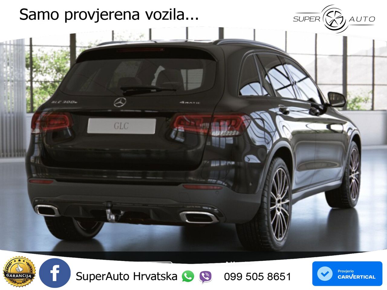 Mercedes GLC 300e (320 KS) 4MATIC 9G-TRONIC AMG ZRAČNI+ACC+GR SJED+KAM+PANO