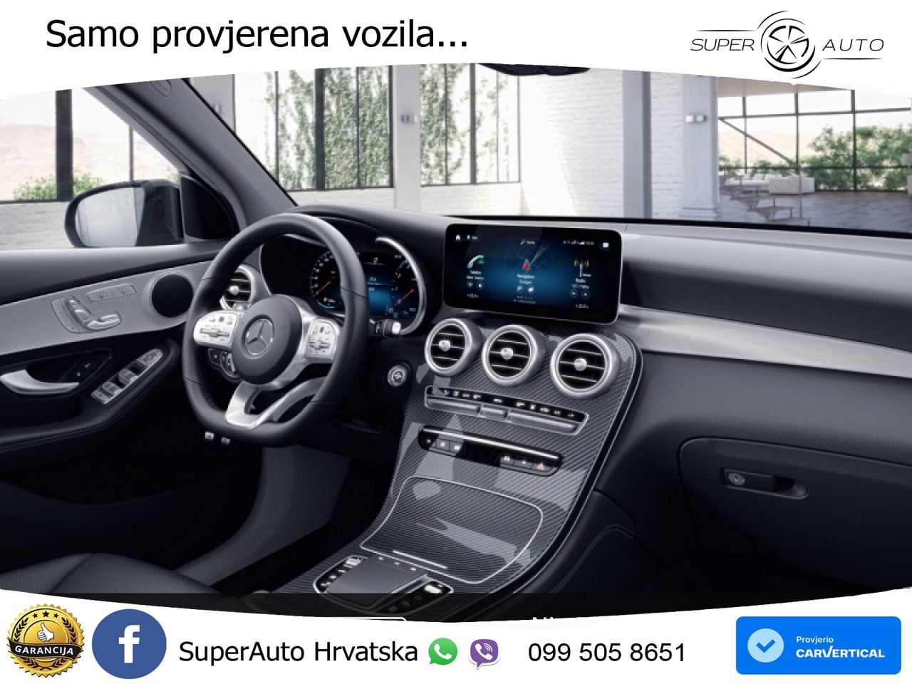 Mercedes GLC 300e (320 KS) 4MATIC 9G-TRONIC AMG ZRAČNI+ACC+GR SJED+KAM+PANO