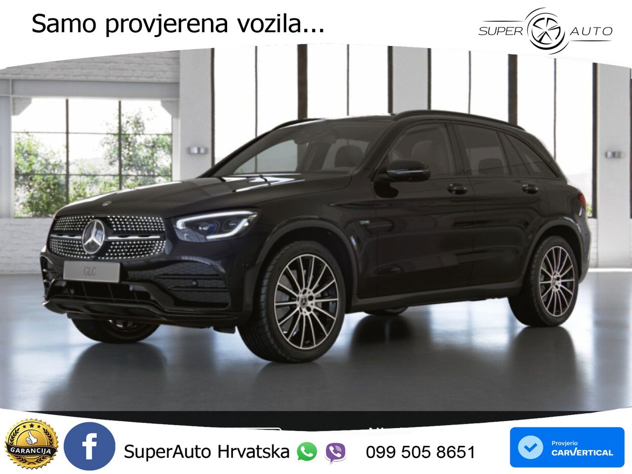 Mercedes GLC 300e (320 KS) 4MATIC 9G-TRONIC AMG ZRAČNI+ACC+GR SJED+KAM+PANO