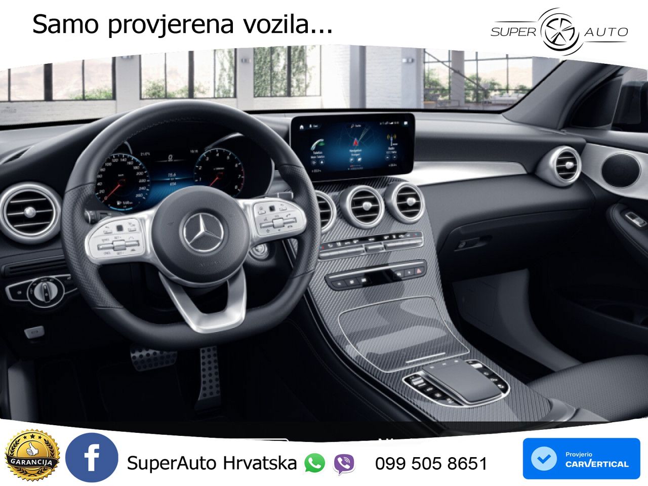 Mercedes GLC 300e (320 KS) 4MATIC 9G-TRONIC AMG ZRAČNI+ACC+GR SJED+KAM+PANO