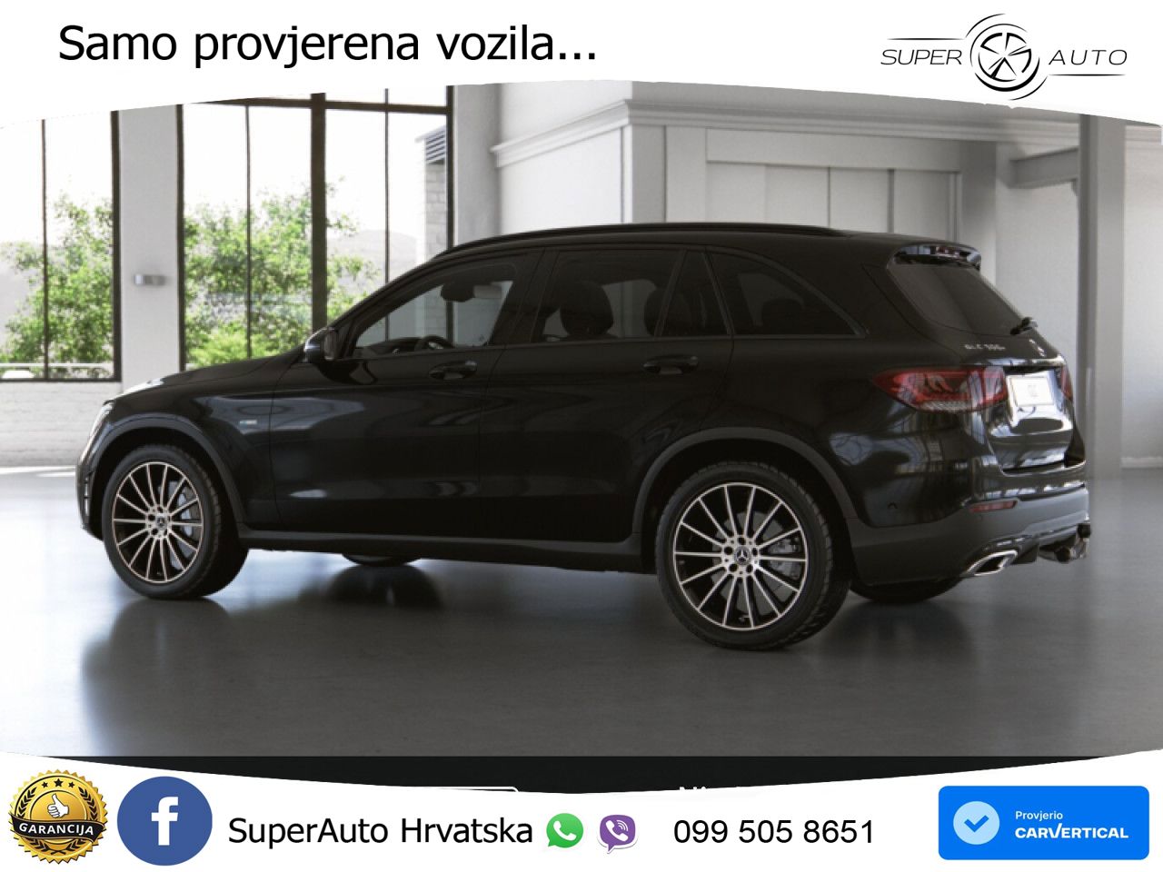 Mercedes GLC 300e (320 KS) 4MATIC 9G-TRONIC AMG ZRAČNI+ACC+GR SJED+KAM+PANO