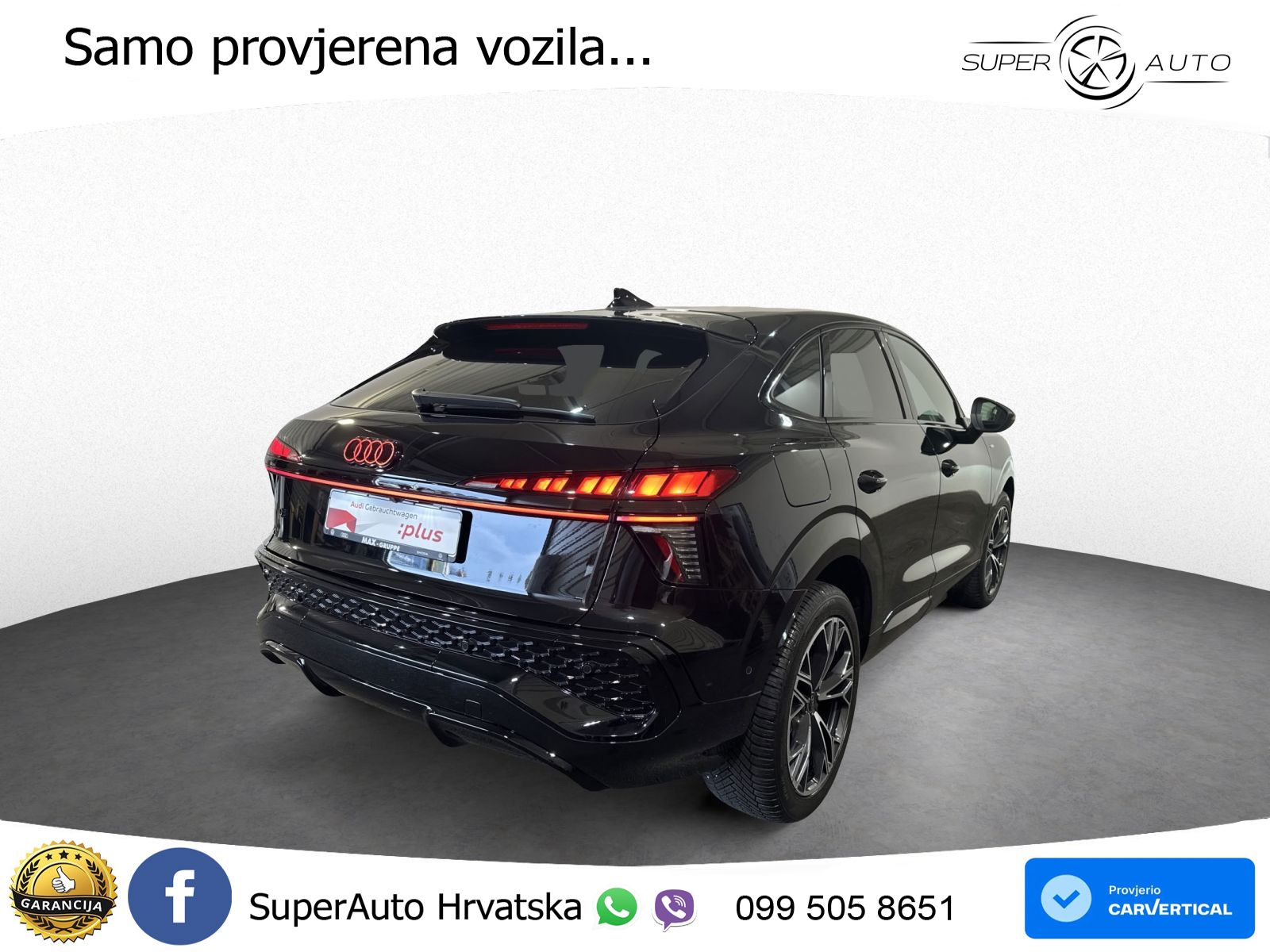 Audi Q3 Sportback 2.0 TDI (150 KS) S tronic S line LED+GR SJED+ACC