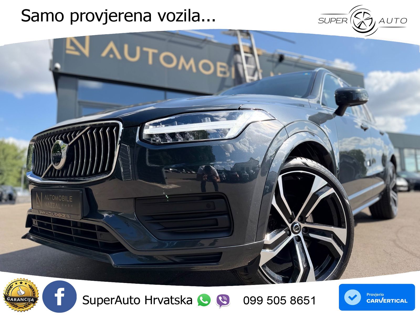 Volvo XC90 2.0 B5 Diesel AWD Automatic LED+GR SJED+ACC
