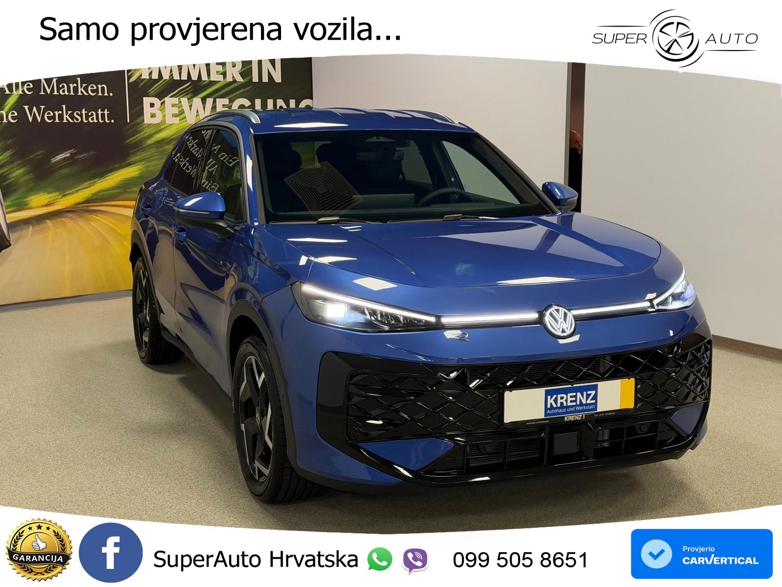Volkswagen T-Roc 1.5 eTSI (150 KS)  DSG R-Line LED+GR SJED+ACC