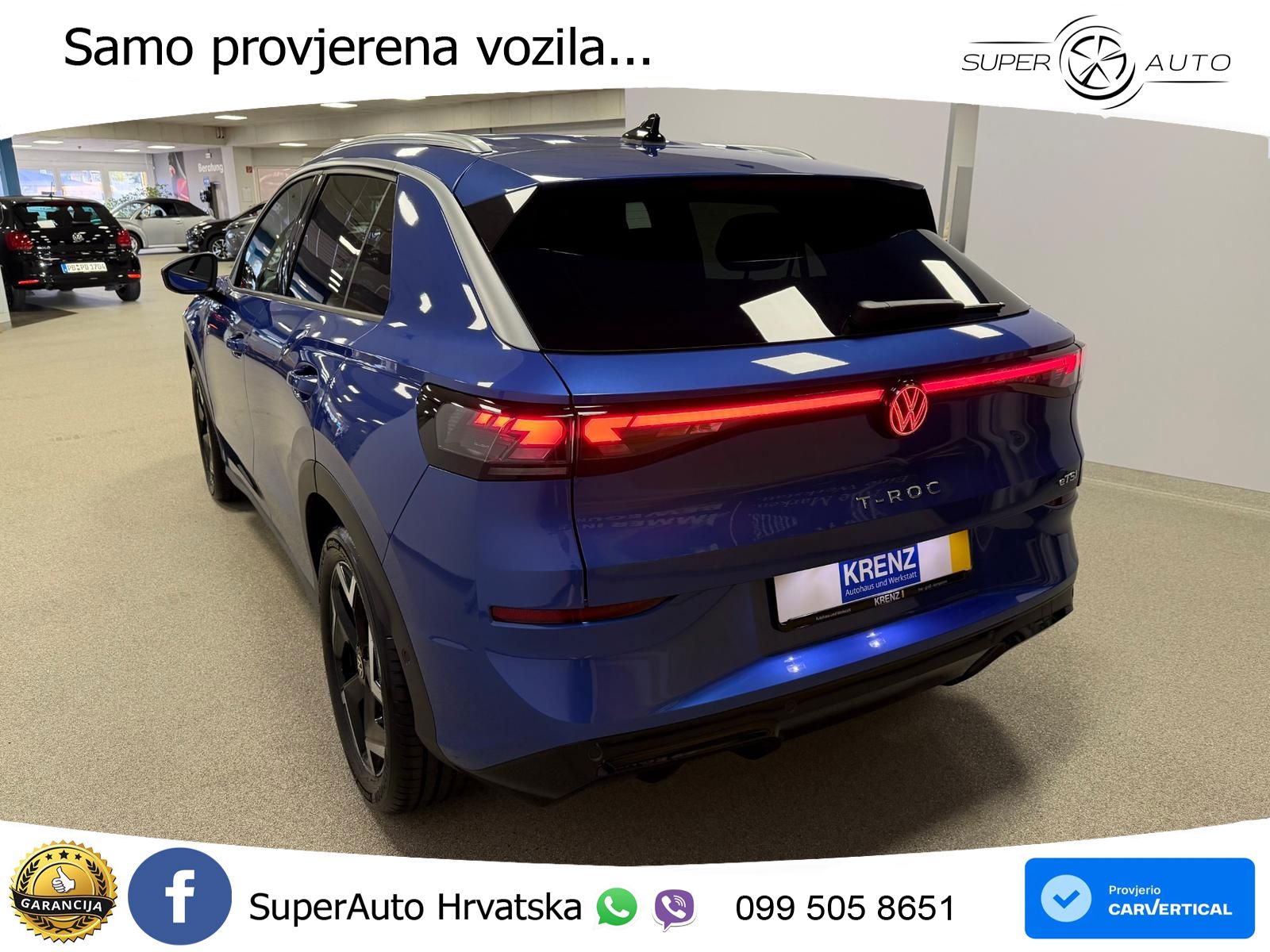 Volkswagen T-Roc 1.5 eTSI (150 KS)  DSG R-Line LED+GR SJED+ACC