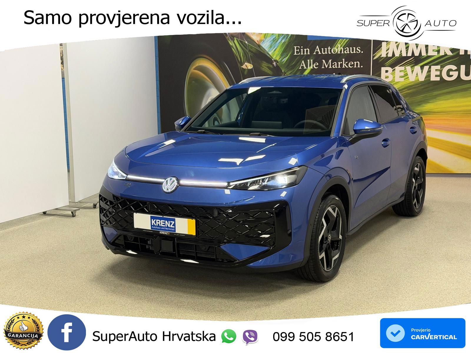 Volkswagen T-Roc 1.5 eTSI (150 KS)  DSG R-Line LED+GR SJED+ACC