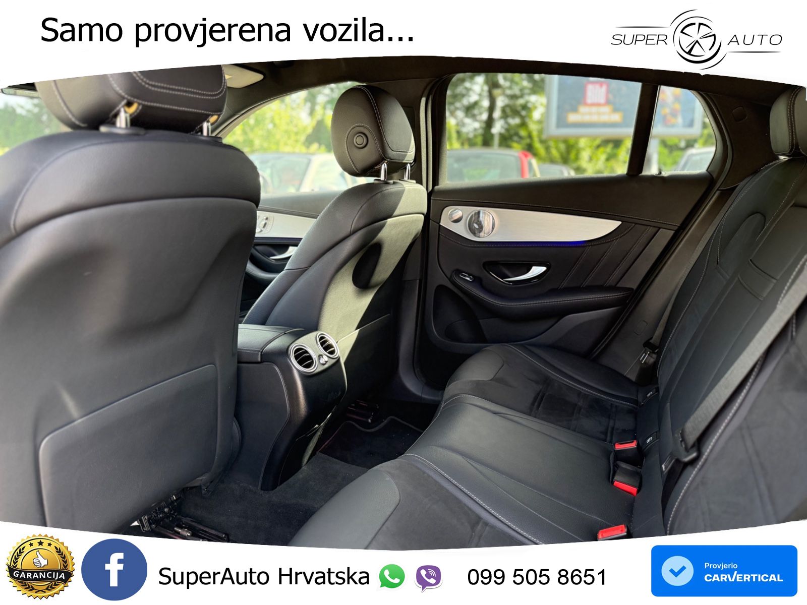 Mercedes AMG GLC 63 V8 (476 KS) 4MATIC+ MCT ZRAČNI+ACC+GR SJED+KAM