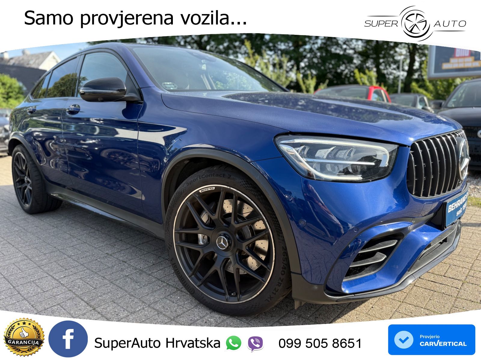 Mercedes AMG GLC 63 V8 (476 KS) 4MATIC+ MCT ZRAČNI+ACC+GR SJED+KAM