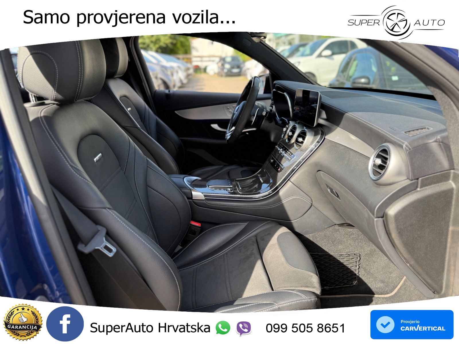Mercedes AMG GLC 63 V8 (476 KS) 4MATIC+ MCT ZRAČNI+ACC+GR SJED+KAM