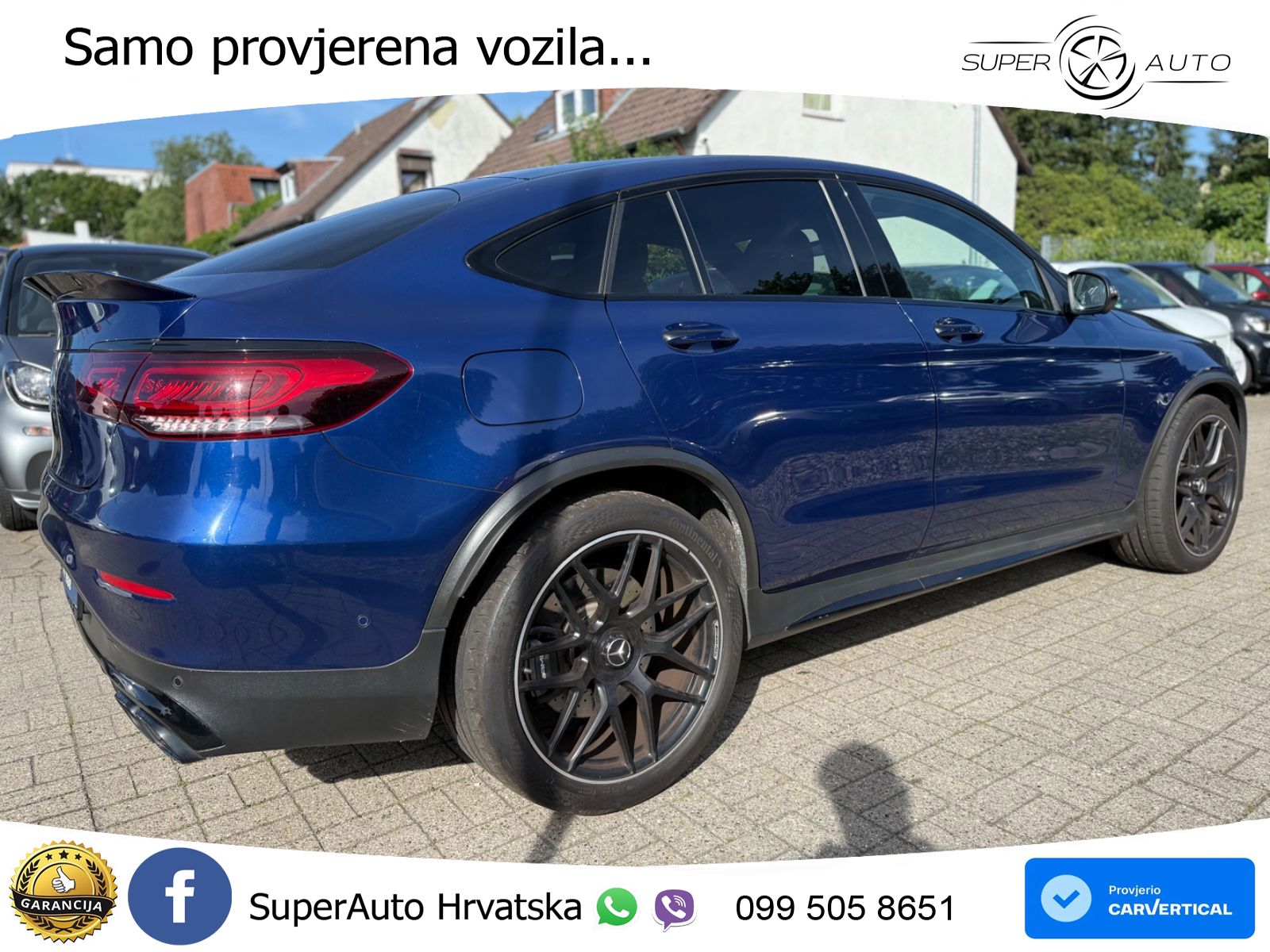 Mercedes AMG GLC 63 V8 (476 KS) 4MATIC+ MCT ZRAČNI+ACC+GR SJED+KAM