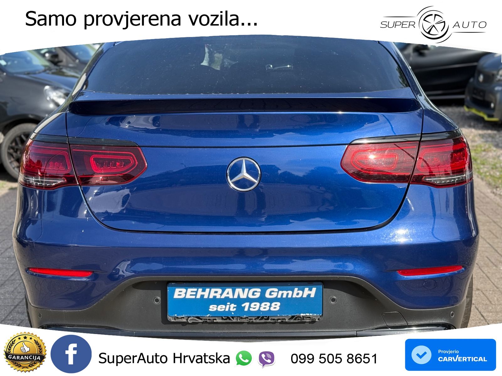 Mercedes AMG GLC 63 V8 (476 KS) 4MATIC+ MCT ZRAČNI+ACC+GR SJED+KAM